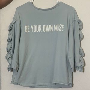 Turquoise Sweatshirt